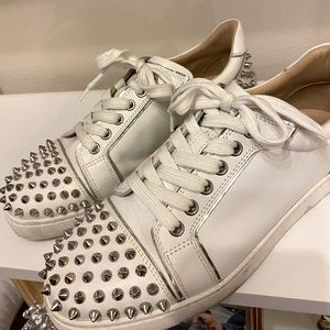 Christian Louboutin Studded Sneakers- size 38